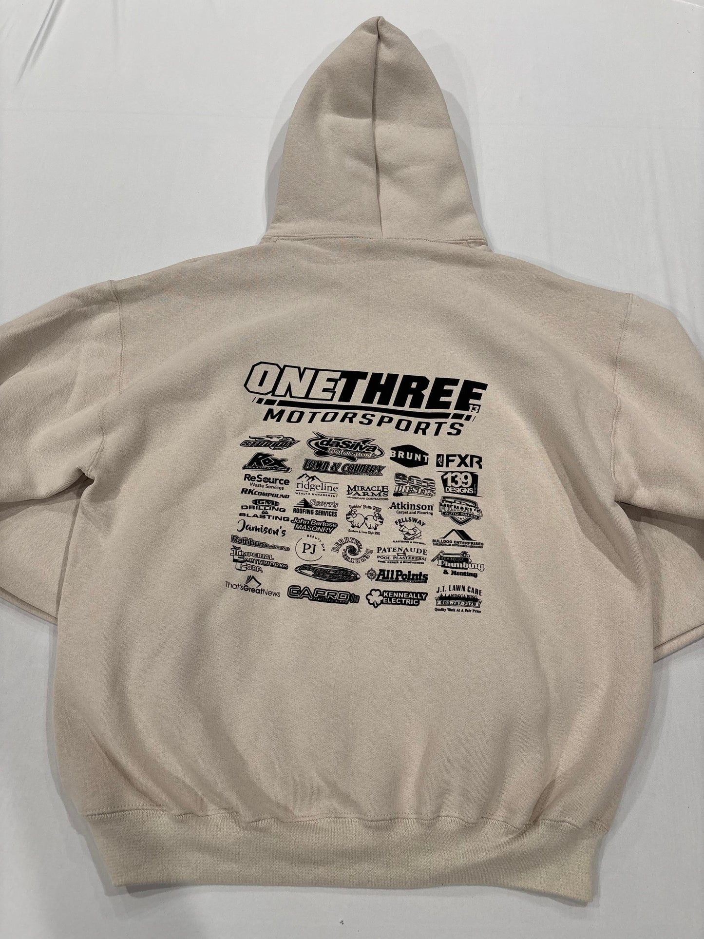 Tan team hoodie