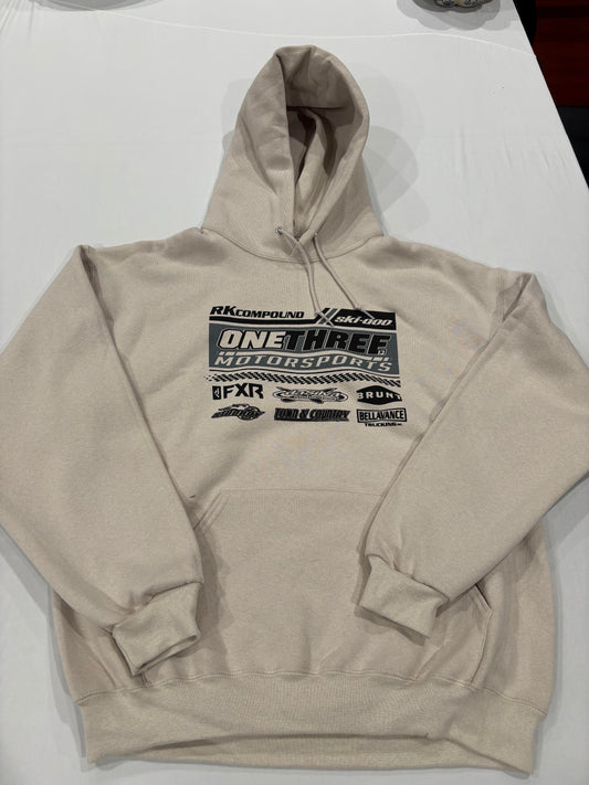Tan team hoodie